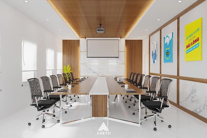 Văn phòng nhà ống sự kết hợp giữa chức năng và thẩm mỹ