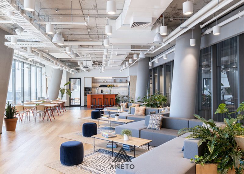 Thiết Kế Văn Phòng Không Gian Mở Tối Ưu Hóa Hiệu Quả và Sáng Tạo Thiết kế văn phòng tư vấn du học