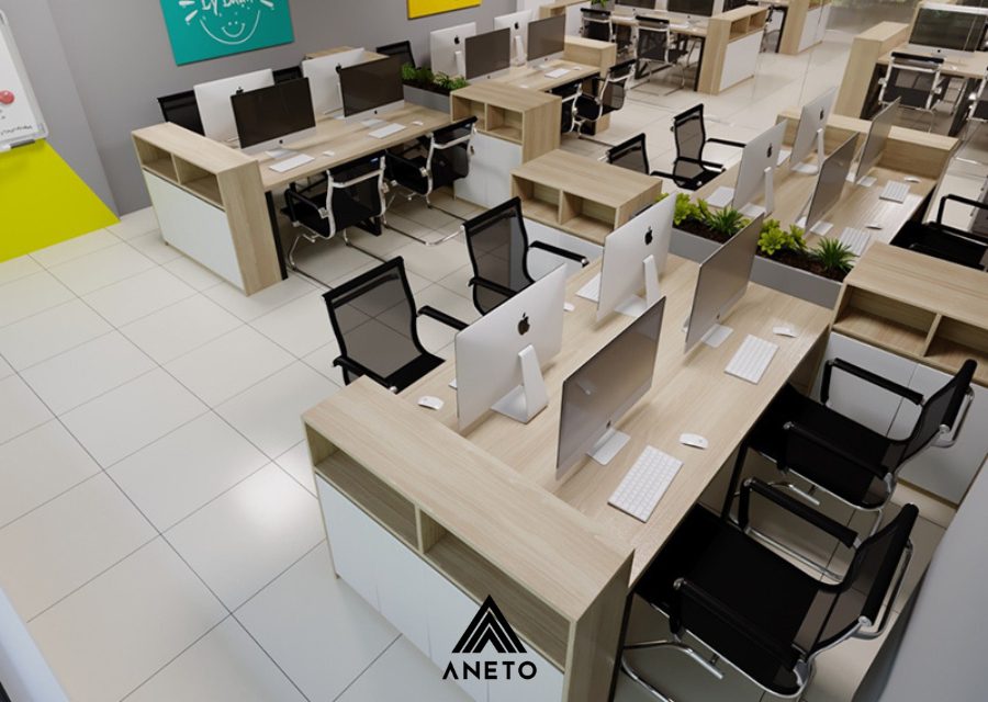 Thiết Kế Văn Phòng 80m² - Giải Pháp Tối Ưu từ ANETO Thiết Kế Văn Phòng 80m² - Giải Pháp Tối Ưu từ ANETO