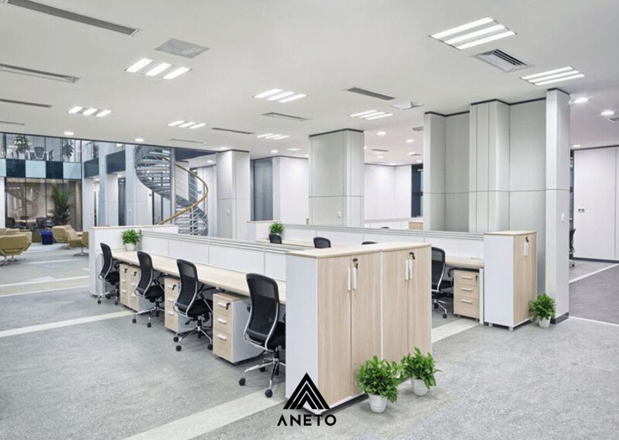 Thiết Kế Văn Phòng 80m² - Giải Pháp Tối Ưu từ ANETO Thiết Kế Văn Phòng 80m² - Giải Pháp Tối Ưu từ ANETO