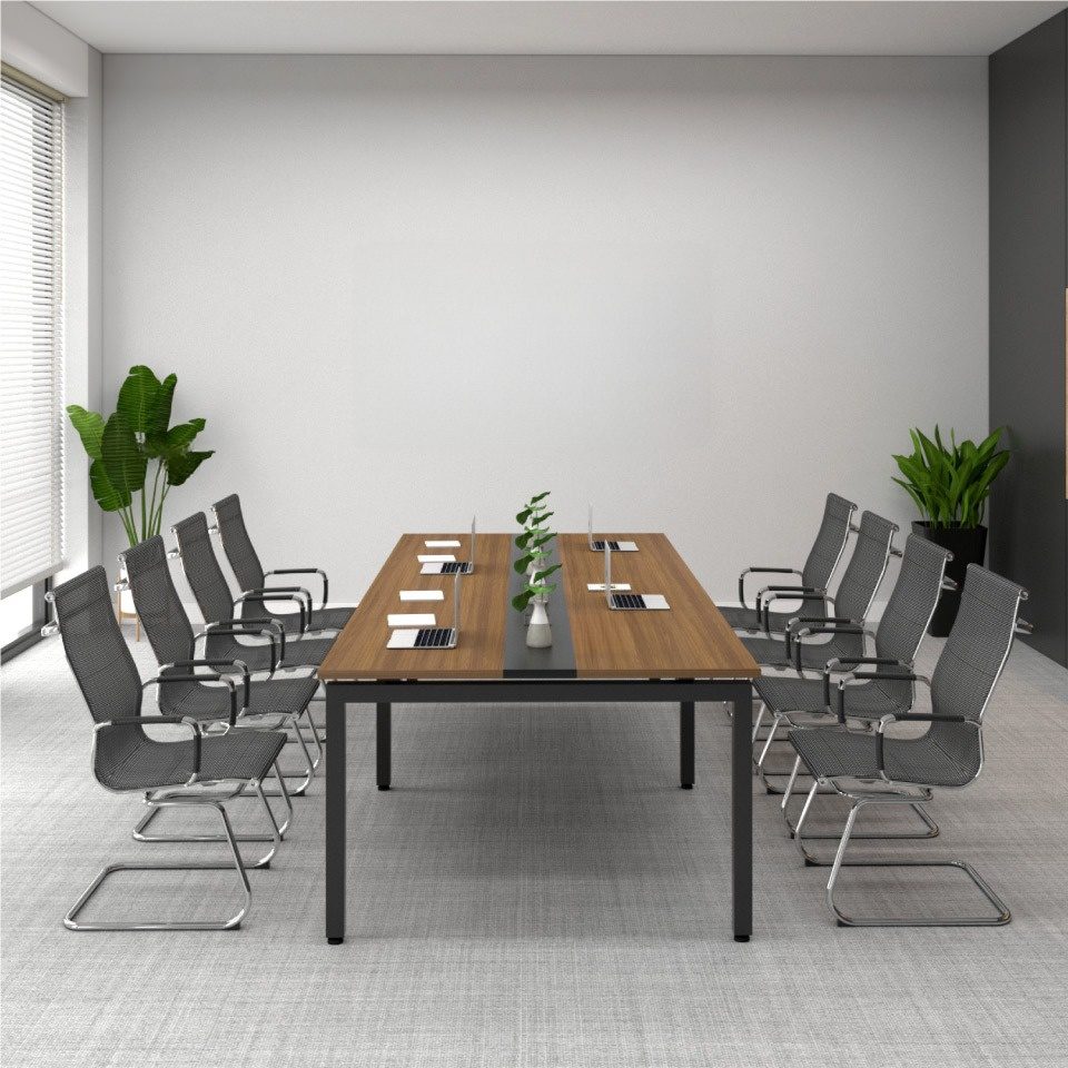 Bàn họp 2m4 – Giải pháp tối ưu cho không gian phòng họp hiện đại