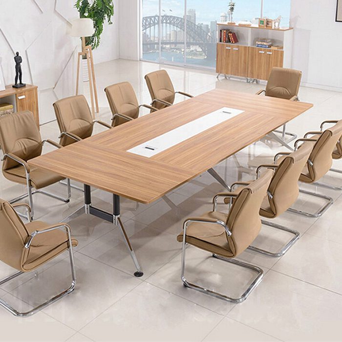 Bàn họp 2m4 – Giải pháp tối ưu cho không gian phòng họp hiện đại