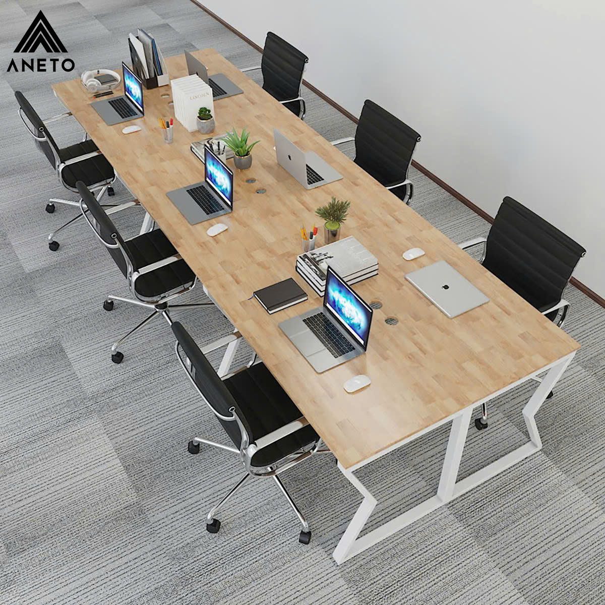 Bàn họp 2m – Giải pháp tối ưu cho không gian họp vừa và nhỏ