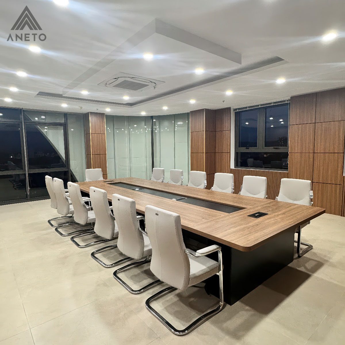 Bàn họp 2m – Giải pháp tối ưu cho không gian họp vừa và nhỏ