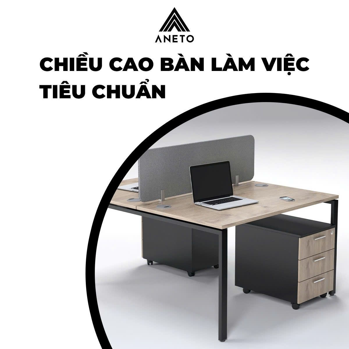 Chiều cao bàn làm việc tiêu chuẩn