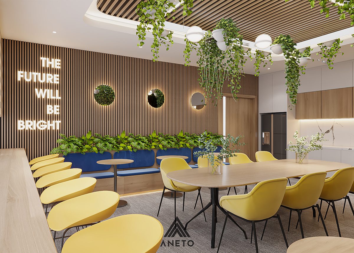 Phòng Pantry – “Vũ Khí Bí Mật” Nâng Tầm Văn Phòng Hiện Đại