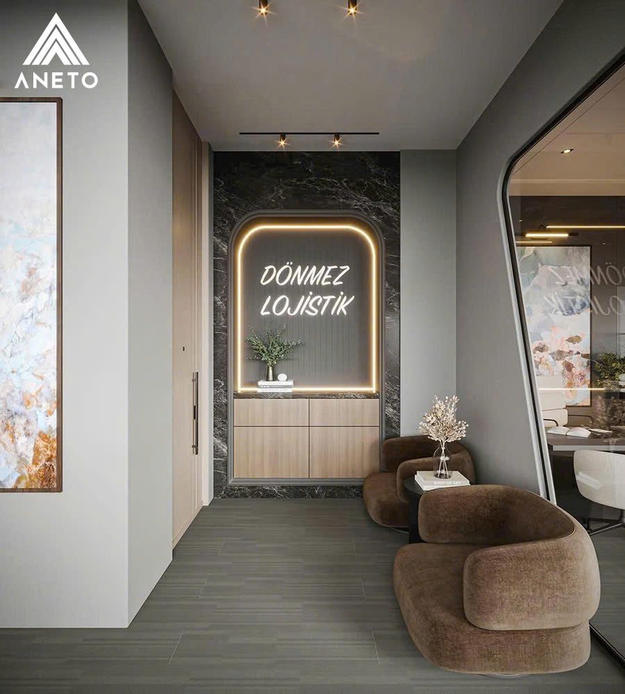 Thiết kế văn phòng làm việc – giao dịch 90m² Thiết kế văn phòng làm việc – giao dịch 90m²