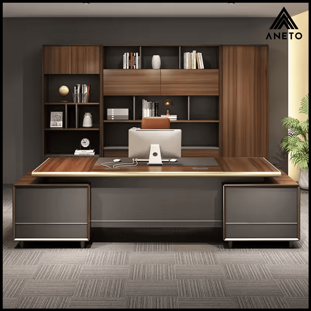 Bàn Giám Đốc Gỗ Cao Cấp ANETO DD0642538 Bàn Giám Đốc Gỗ Cao Cấp ANETO DD0642538