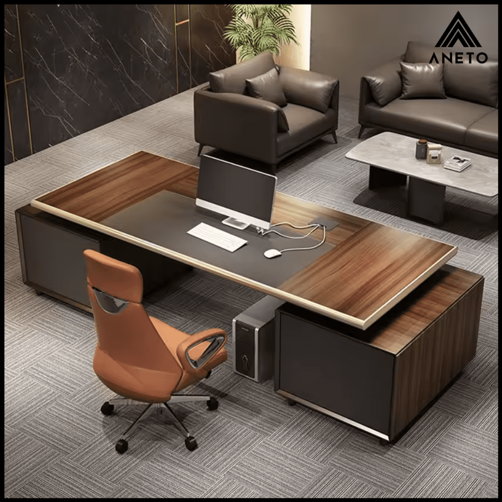 Bàn Giám Đốc Gỗ Cao Cấp ANETO DD0642538 Bàn Giám Đốc Gỗ Cao Cấp ANETO DD0642538