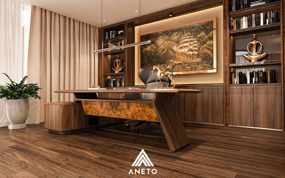 Bàn Làm Việc Gỗ Óc Chó – Vẻ Đẹp Sang Trọng, Tinh Tế Và Bền Vững Từ Tự Nhiên Bàn Làm Việc Gỗ Óc Chó – Vẻ Đẹp Sang Trọng, Tinh Tế Và Bền Vững Từ Tự Nhiên