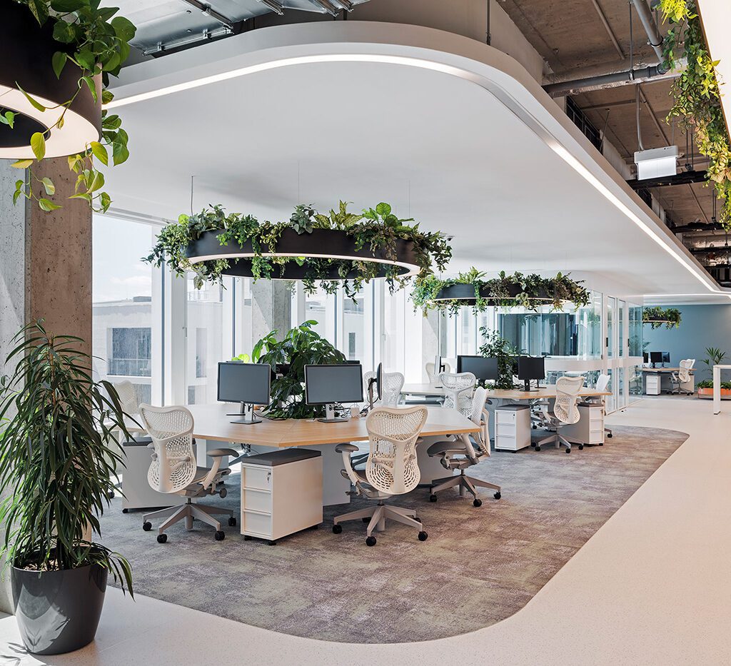 Thiết kế văn phòng làm việc hiện đại