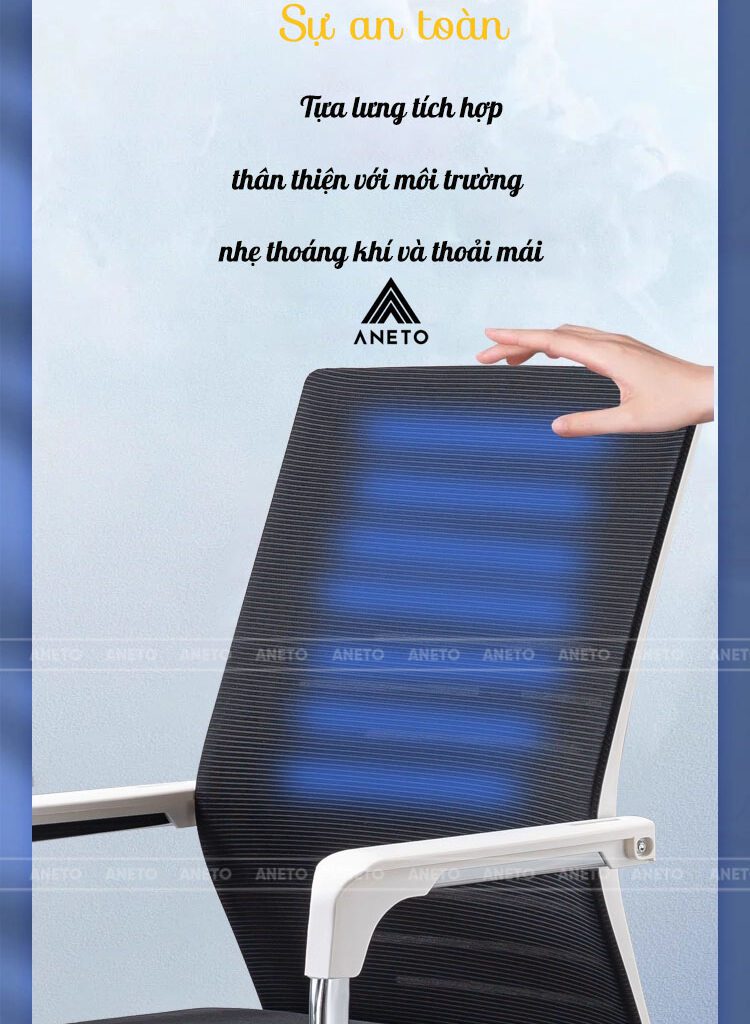Ghế Chân Quỳ ANETO – Sự Lựa Chọn Hoàn Hảo Cho Văn Phòng Hiện Đại