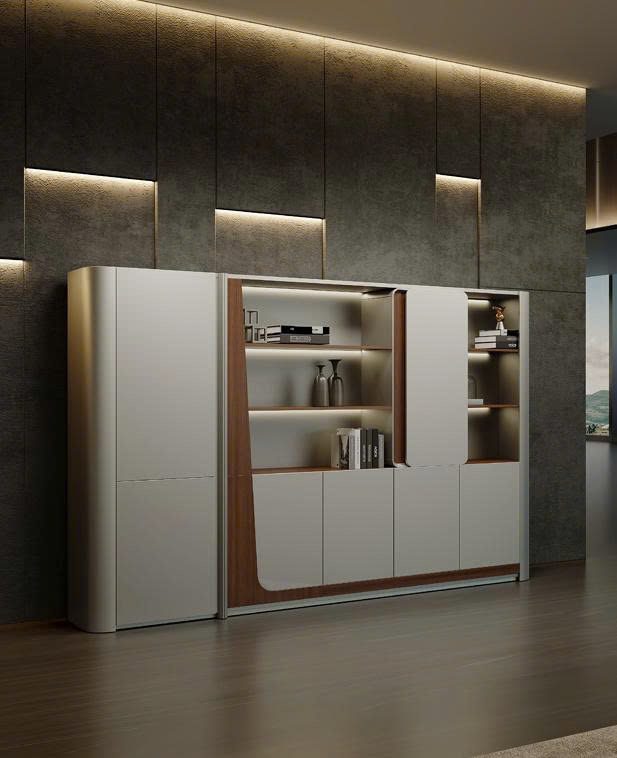 Combo bàn tủ lãnh đạo – Biểu tượng của đẳng cấp và phong thuỷ quyền uy