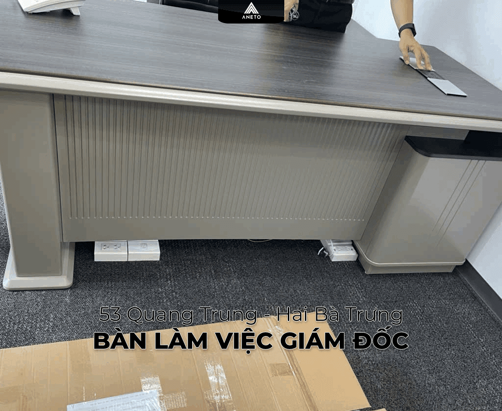 Dự án lắp đặt bàn làm việc giám đốc tại Quang Trung – Hai Bà Trưng, Hà Nội
