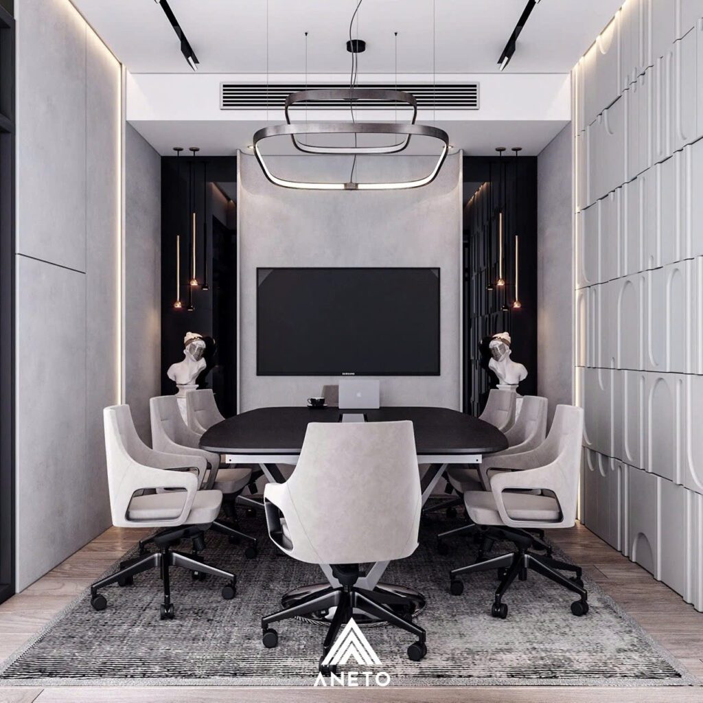 Thiết kế văn phòng cân bằng ánh sáng tự nhiên và nhân tạo tạo nên môi trường làm việc tối ưu