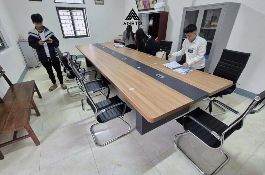 Dự án lắp đặt nội thất bàn ghế phòng họp Trường THPT Kỳ Anh – Hà Tĩnh