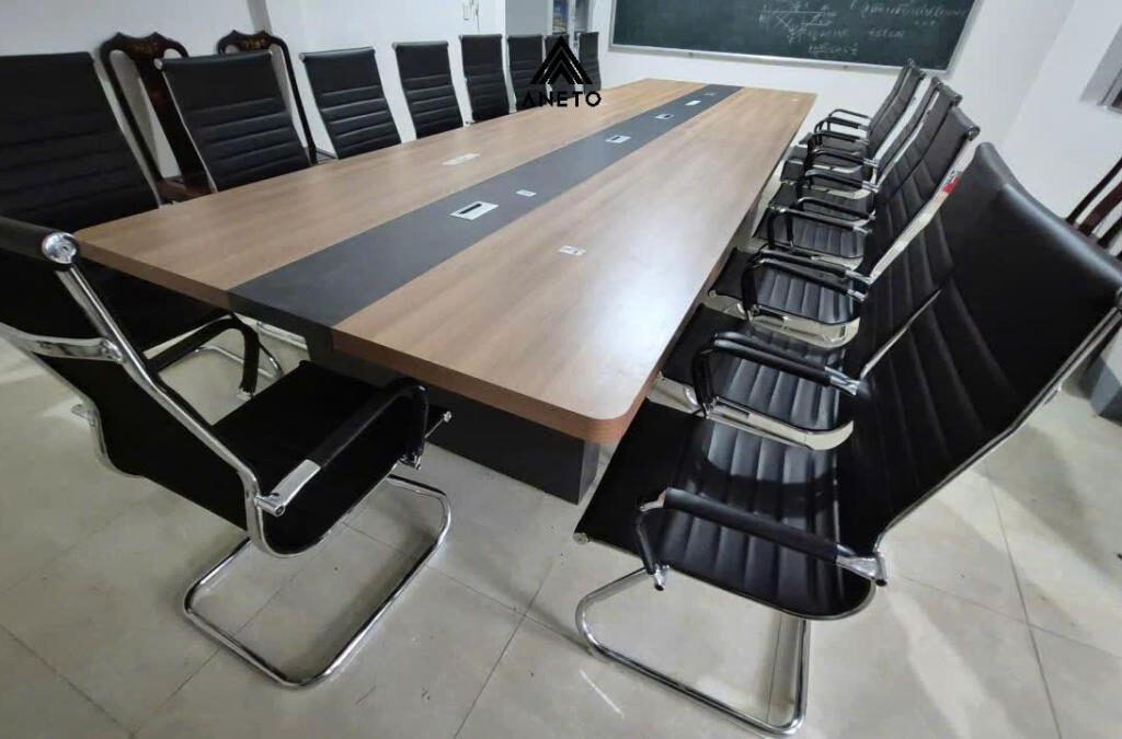 Dự án lắp đặt nội thất bàn ghế phòng họp Trường THPT Kỳ Anh – Hà Tĩnh