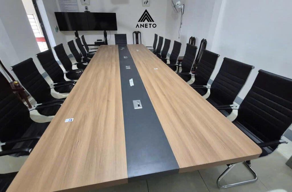 Dự án lắp đặt nội thất bàn ghế phòng họp Trường THPT Kỳ Anh – Hà Tĩnh