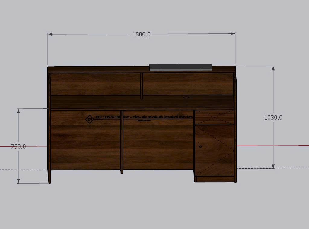 Dự án thiết kế – sản xuất – thi công quầy lễ tân văn phòng tại Trung Kính, Hà Nội