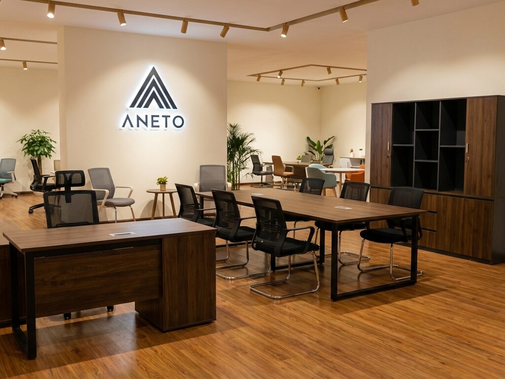 ANETO HOÀN THIỆN DỰ ÁN CUNG CẤP NỘI THẤT VĂN PHÒNG TẠI TÒA NHÀ HỖN HỢP THÁP DOANH NHÂN HÀ ĐÔNG