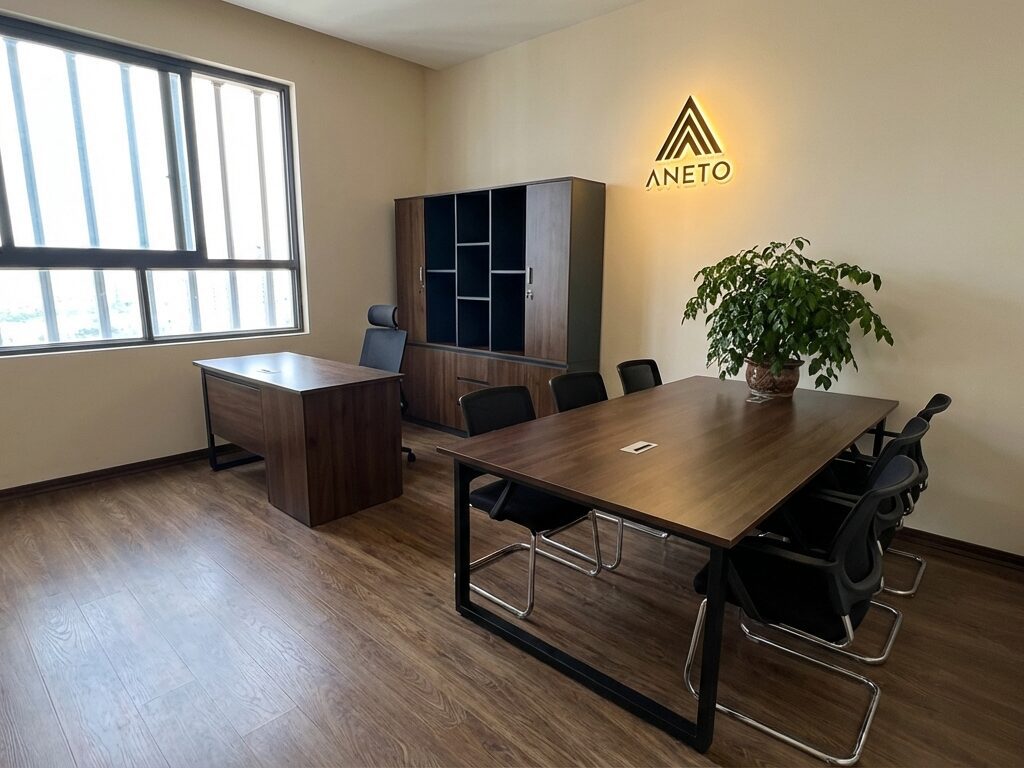 ANETO HOÀN THIỆN DỰ ÁN CUNG CẤP NỘI THẤT VĂN PHÒNG TẠI TÒA NHÀ HỖN HỢP THÁP DOANH NHÂN HÀ ĐÔNG