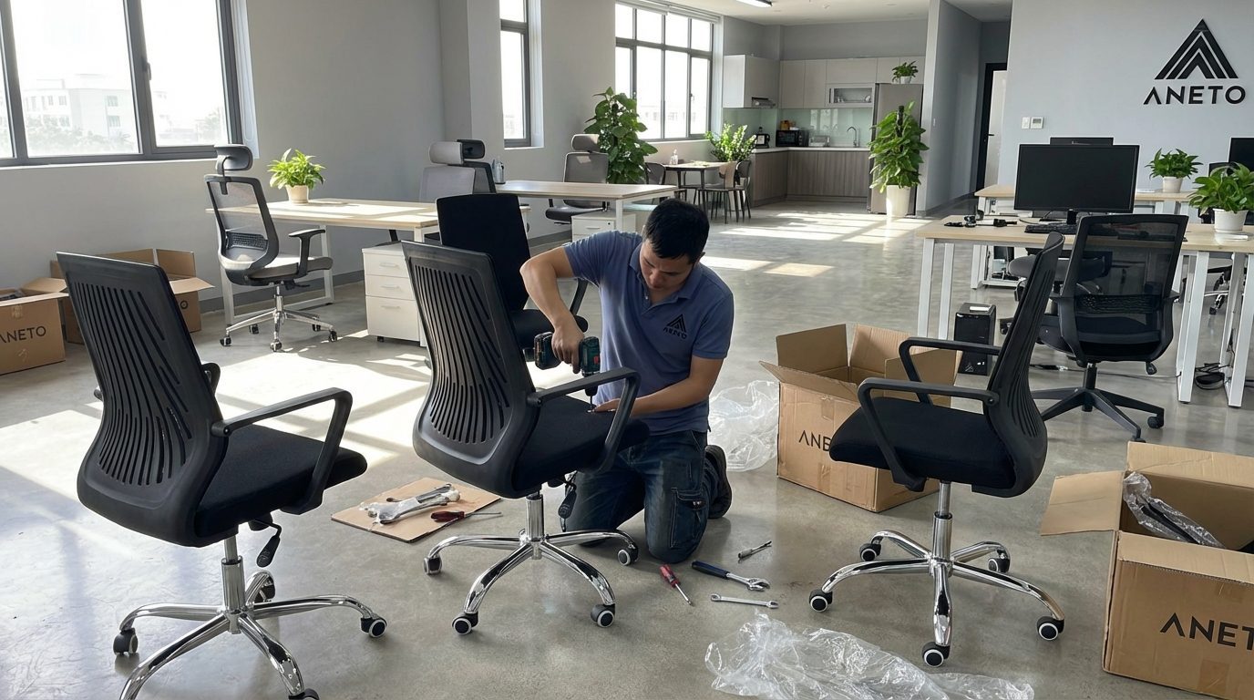 Cung cấp ghế văn phòng cho Công ty TNHH Great Longview Việt Nam