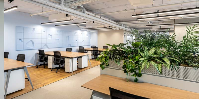 Giảm tiếng ồn trong văn phòng mở bằng giải pháp nội thất Giảm tiếng ồn trong văn phòng mở bằng giải pháp nội thất