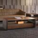 Bàn Trà Gỗ MDF Veneer Châu Âu GT29802