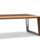 Bàn trà gỗ MDF veneer Sài Gòn 145 x 70 cm - GT29797