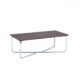 Bàn trà veneer gỗ hiện đại chân inox GT29839