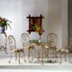 Ghế Bistro Retro Khung Sắt Gỗ Ép - GC29984