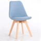 Ghế Bọc Nỉ Cà Phê Eames GC30205