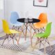 Bàn Trà Tròn Eames Tráng Nhẹ Cao Cấp Màu Trắng - BB30482