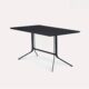 Bàn cà phê hiện đại khung sắt mặt gỗ MDF BB30525