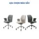 Ghế phòng chờ bọc nhung chân xoay WS30894