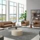 Sofa Da Cao Cấp ANETO SB31222