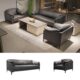 Sofa da hiện đại ANETO SB31194