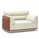 Sofa đơn bọc da hiện đại SI31612