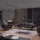 Sofa đơn da hiện đại ANETO SI31658