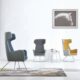 Ghế Armchair bọc nhung sang trọng cao cấp AC31774
