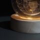 Địa cầu thủy tinh dạ quang thời thượng DC31954