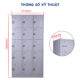 Tủ Sắt Locker Cao Cấp 15 Ngăn SKU: TM32155