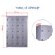 Tủ đựng đồ sắt 20 ngăn thông minh SKU: TM32146