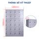 Tủ đựng đồ cá nhân sắt TM32140