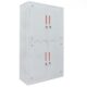 Tủ tài liệu sắt TL04B cao cấp, sơn tĩnh điện xám (W1000 x D450 x H1830mm) - TD32247