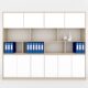 Tủ tài liệu Classic MDF cao cấp, phong cách hiện đại TW32590