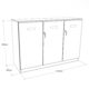 Tủ Tài Liệu MDF Hiện Đại, Bền Bỉ - TW32552