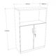 Tủ hồ sơ MDF cao cấp Sài Gòn TW32725