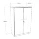 Tủ lưu trữ hiện đại MDF phủ Melamine TW32717