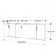 Tủ tài liệu công nghiệp Melamine cao cấp TW32733